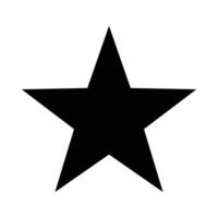 Star Icon Representing Excellence and Achievement Editable Illustration isolated on a white background vector