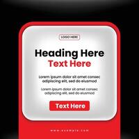 UI style for Anouncemnt Post Design - Hiring Post Design - UI Style Post vector