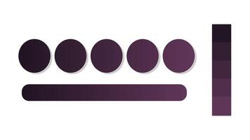 Abstract gradient background with Black and Orchid color palette. Abstract illustration with gradient blur design. Blurred colored abstract background. Colorful gradient illustration vector