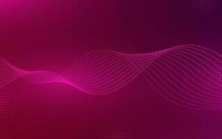 Abstract Wave, Line Particle Technology Background.Trendy.simple design. purple gradations. .abstract background. illustration vector
