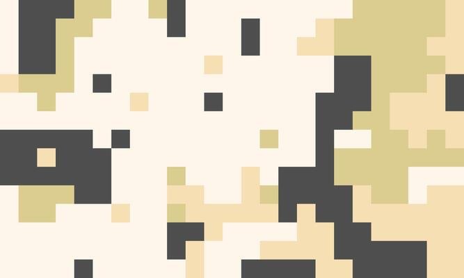 Abstract pixel art background. Neutral beige, grey, and white squares create a dynamic, modern texture. Ideal for website banners, tech presentations, or minimalist designs.