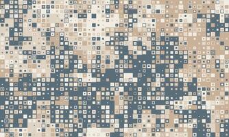 Abstract pixel art background. Neutral earth tones create a calming, sophisticated texture perfect for website banners, presentations, or modern design projects. vector