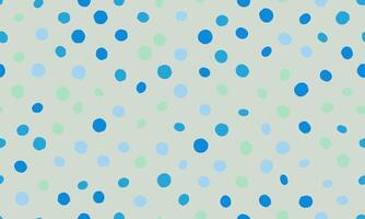 Delightful pastel blue and green polka dots scattered on a light beige background. A cheerful, playful pattern perfect for textiles, websites, or stationery. vector