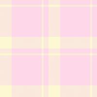 Sweet pastel pink and yellow plaid pattern. Perfect for textile design, scrapbooking, or website backgrounds. This delicate, soft texture evokes feelings of femininity, calmness, and gentle charm. vector