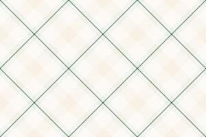 Stitch textile fabric tartan, unique seamless background . Thanksgiving pattern check texture plaid in snow and old lace colors. vector