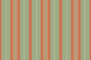 Fabric textile fabric stripe, designer seamless texture. Vertical background pattern lines vertical in orange and pastel colors. vector