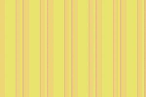 Fiesta lines textile pattern, crease background stripe texture. Event seamless vertical fabric in yellow and amber colors. vector