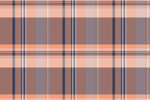 Primary textile fabric , decor check pattern texture. Hispanic tartan seamless plaid background in blue and orange colors. vector