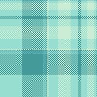 Ireland tartan fabric seamless, graceful background texture pattern. Small plaid textile check in teal and light colors. vector