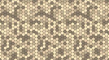 Abstract beige and brown circular pattern. Subtle texture creates a modern, sophisticated design perfect for backgrounds, website banners, or textile prints. Evokes feelings of calm and elegance. vector