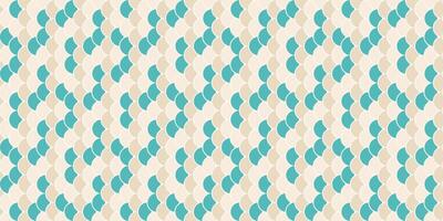 Seamless teal and beige geometric pattern. Elegant, repeating design ideal for textile prints, website backgrounds, or packaging. Modern, minimalist aesthetic with a subtle vintage feel. vector