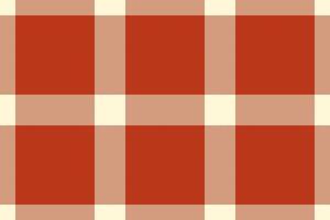 Stage plaid check , irish texture background tartan. Apartment textile pattern fabric seamless in cornsilk and red colors. vector