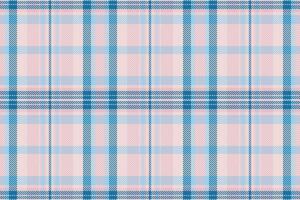 Choice texture check tartan, decorate seamless textile background. Marriage fabric plaid pattern in light and cyan colors. vector
