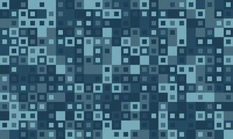 Abstract geometric pattern of varying shades of blue squares. Ideal for backgrounds, website design, or textile prints. Represents digital data, technology, or modern design. vector