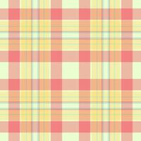 Pastel plaid pattern. Soft, cheerful colors evoke feelings of warmth and comfort. Perfect for textiles, stationery, websites, or any project needing a gentle, stylish background. vector