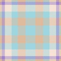 Pastel plaid pattern. Soft, calming colors perfect for backgrounds, textiles, or website design. Evokes feelings of serenity and comfort. Ideal for projects needing a gentle, stylish texture. vector