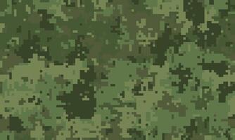Abstract digital camouflage pattern. Versatile texture ideal for military, gaming, fashion, or website backgrounds. Modern, pixelated design evokes themes of concealment and strategy. vector