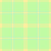 Soft pastel plaid pattern in light green and yellow hues. Perfect for textile design, backgrounds, or springthemed projects. This cheerful and subtle texture evokes feelings of calm and freshness. vector