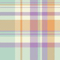 Net tartan fabric , 1950s textile pattern background. Deluxe texture seamless check plaid in beige and light colors. vector