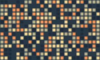 Abstract geometric pattern of colorful squares. Modern, minimalist design ideal for backgrounds, textiles, and web design. Represents data, technology, or connectivity. vector