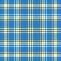 Bandana seamless check pattern, romantic tartan fabric background. Fiber plaid textile texture in cyan and light colors. vector