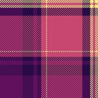 Goose fabric texture, cloth check background pattern. English tartan seamless plaid textile in red and magenta colors. vector