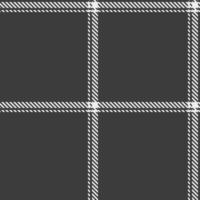 Stylish monochrome plaid pattern. Clean lines and a sophisticated grayscale palette create a versatile design perfect for fashion, home decor, or website backgrounds. vector