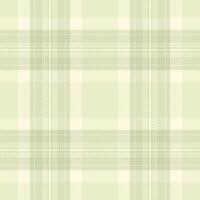 Subtle sage green and cream plaid pattern. Elegant, timeless design perfect for textile projects, website backgrounds, or stationery. Evokes feelings of calm and sophistication. vector