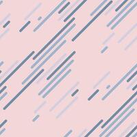 Abstract pastel pink background with diagonal lines in shades of blue and purple. Elegant and modern, this seamless pattern is perfect for website design, textile prints, or social media graphics. vector