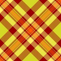 Vibrant autumnal plaid pattern in warm, earthy tones. Perfect for fallthemed designs, textiles, or website backgrounds. vector