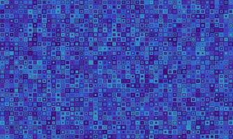 Abstract mosaic of vibrant blue squares. Perfect for backgrounds, textures, website design, or representing data visualization, technology, or connectivity. vector