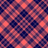 Simplicity plaid fabric tartan, halloween pattern textile. Uk background check texture seamless in red and blue colors. vector