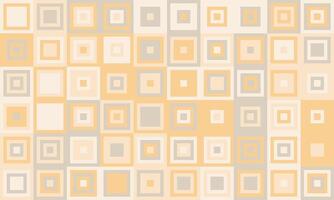 Abstract geometric pattern featuring a calming palette of beige and orange squares. Ideal for backgrounds, textiles, or website design, conveying themes of order, simplicity, and modern aesthetics. vector