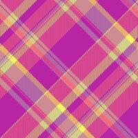 Celtic background texture plaid, napkin tartan pattern check. Classical textile fabric seamless in magenta and red colors. vector