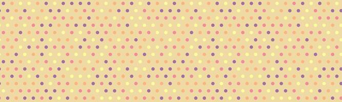 Delightful pastel polka dot pattern. A subtle yet cheerful design perfect for backgrounds, textiles, or website designs. The soft color palette evokes feelings of calm and playfulness. vector