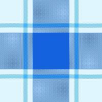 Iconic plaid check , premium pattern texture fabric. Panel seamless background textile tartan in light and royal azure colors. vector