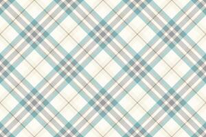 Elegant pastel plaid pattern in soft teal, gray, and beige. Perfect for textile design, website backgrounds, or crafting projects. vector