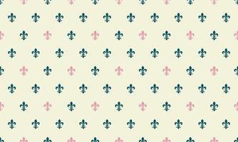 A pattern with fleur de lis on it vector