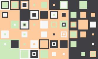 Abstract geometric pattern with pastel and dark squares. A modern, minimalist design ideal for backgrounds, website banners, or tech presentations. vector