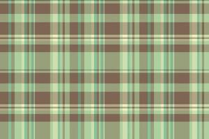 Pretty tartan textile fabric, graph texture seamless pattern. Romantic check background plaid in light and orange colors. vector