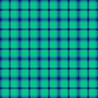 Crossed fabric check tartan, xmas textile pattern background. Mexican texture seamless plaid in teal and cyan colors. vector
