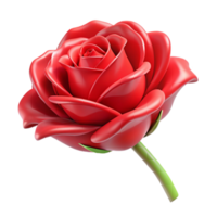 striking minimalist Hyper-specific concept art style, isolated cutout of a single, ultra-detailed wilting rose, red petals with Transparent Background authentic png