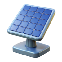 sumptuous dynamic abstract Solar panel, photovoltaic cell array with Transparent Background authentic png