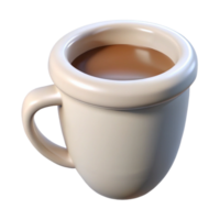 mesmerizing intense renaissance Hyper-specific, professional render of a single, coffee cup, ceramic, white, isolated cutout with Transparent Background sharp png