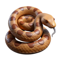 peaceful hypnotic Snake, python, coiled, with Transparent Background exclusive png