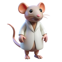 serene signature Rat, laboratory rat, white with Transparent Background png