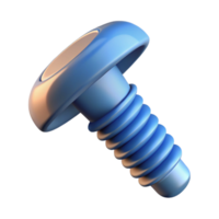 splendid melancholic bohemian Concept art style, hyper-specific isolated cutout of a single screw, Phillips head with Transparent Background 4K png