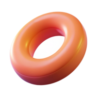 passionate impressive Concept art style, hyper-specific isolated cutout of a single rubber band with Transparent Background refined png