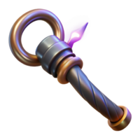 picturesque exceptional Hyper-specific, ultra-detailed render of a single, glowing energy whip with crackling energy with Transparent Background png
