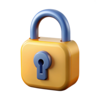 striking sought-after A locked padlock with a keyhole with Transparent Background png